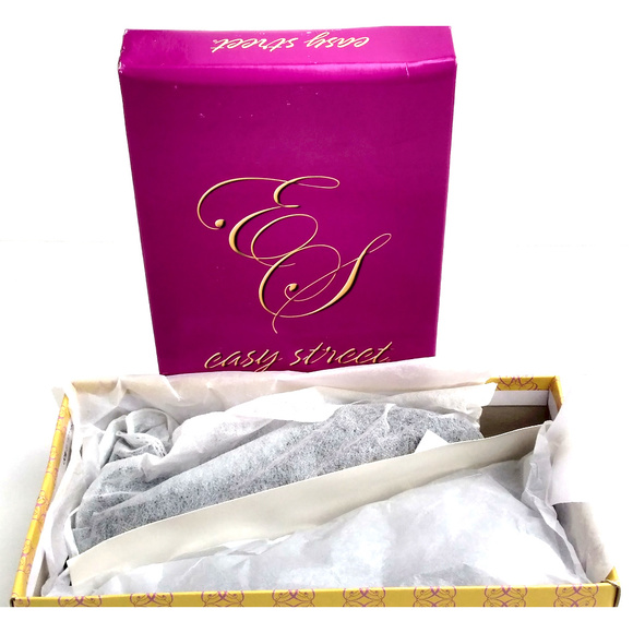 Easy Street Proper Pumps Black Super Suede 8W - Picture 8 of 8